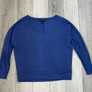Banana Republic Women's Blue Long Sleeve Top